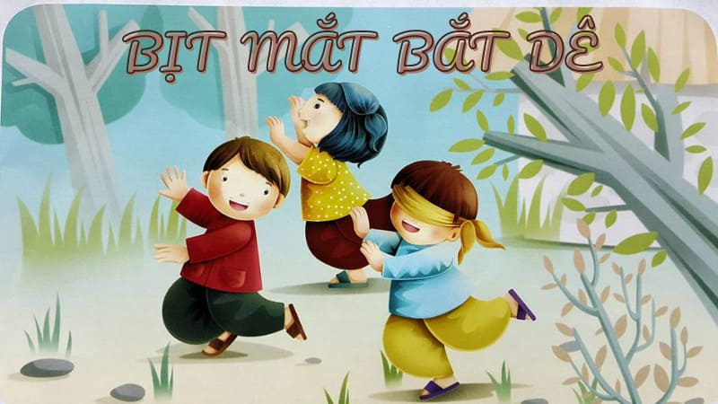 Trò chơi dân gian cho trẻ mầm non bịt mắt bắt dê